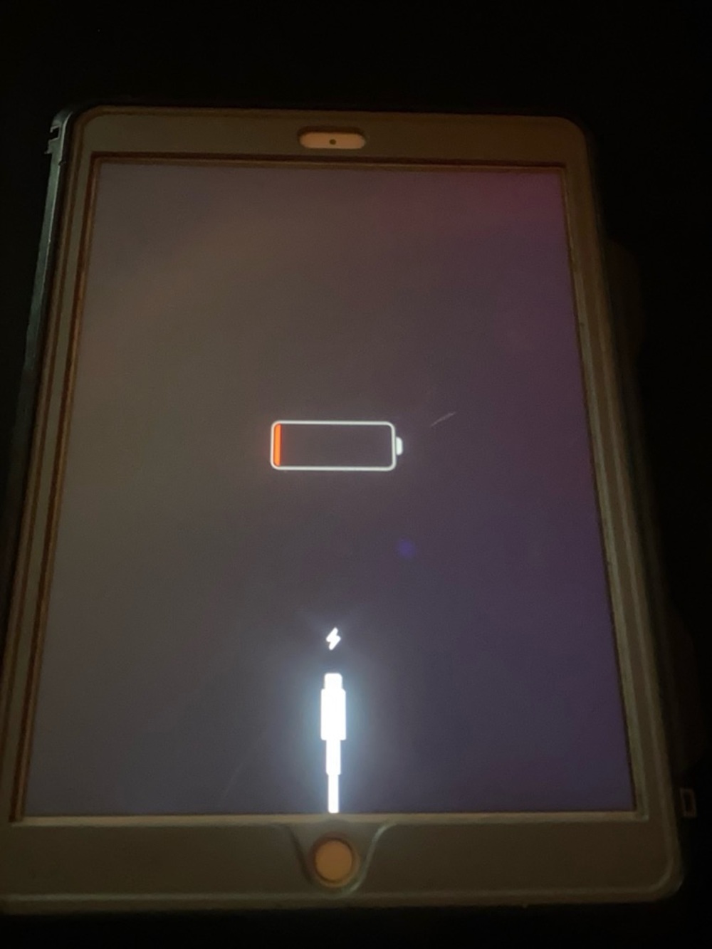Apple iPad in Black with Dark Protective Case
